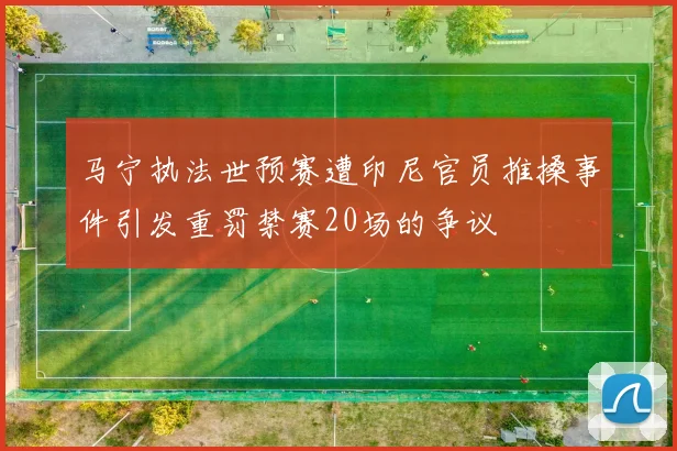 马宁执法世预赛遭印尼官员推搡事件引发重罚禁赛20场的争议